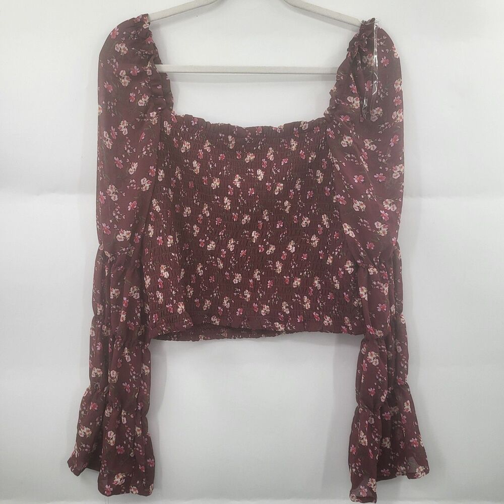 Wild Fable Women's Floral Crop Top Size XXL